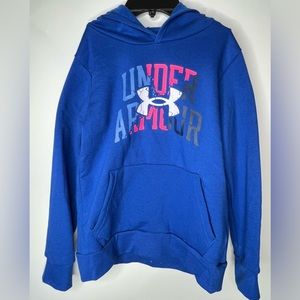 Boys New Under Armour Pullover Hoodie Youth Medium